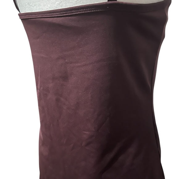New York N Company Elegant Burgundy Women's Camisole Top - Picture 3 of 3